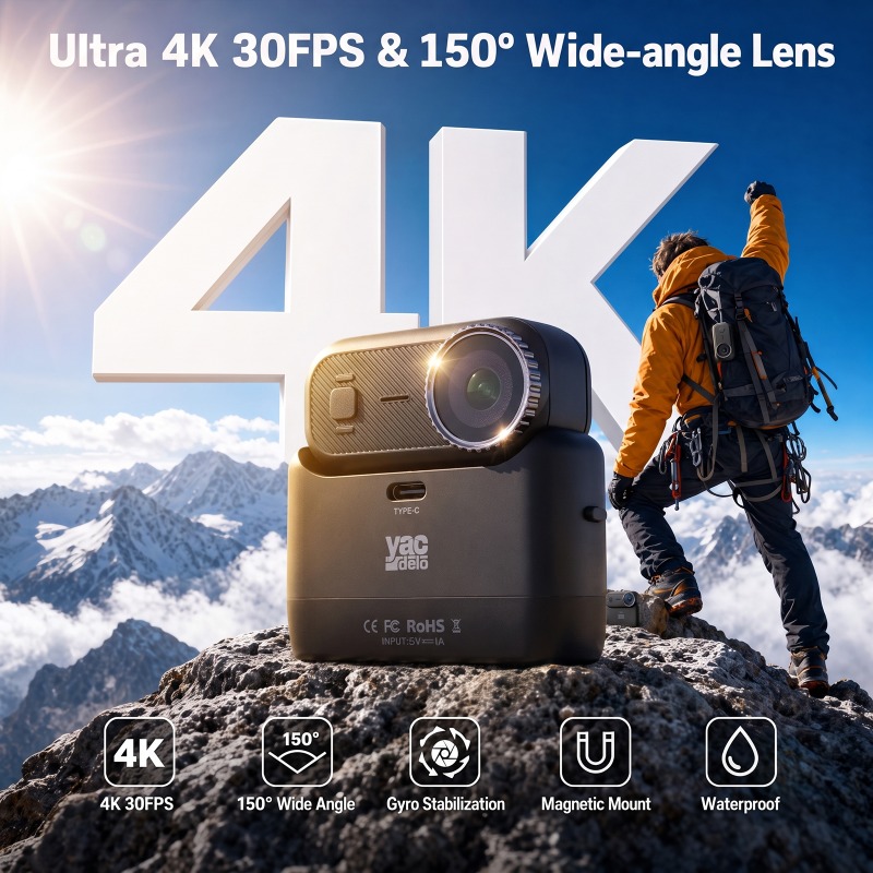 Underwater Fishing Camera 4K - Kamera sportowa APEX Action 4K Mini