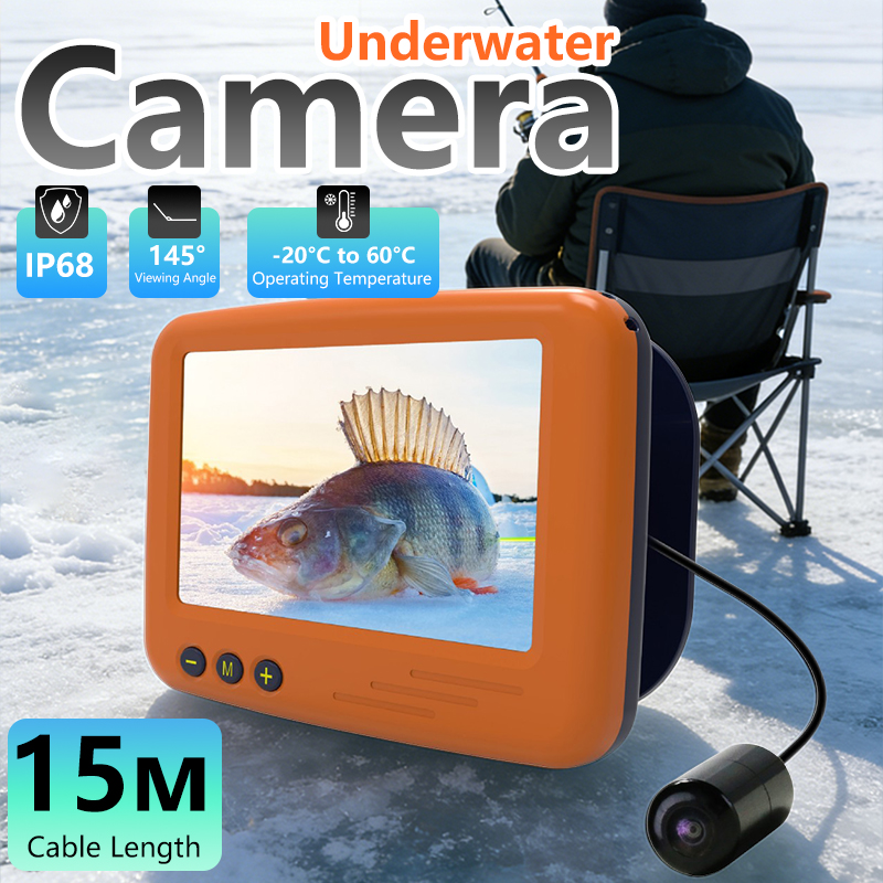Underwater Fishing Camera 4K - Kamera do wędkarstwa podwodnego z 4,3-calowym