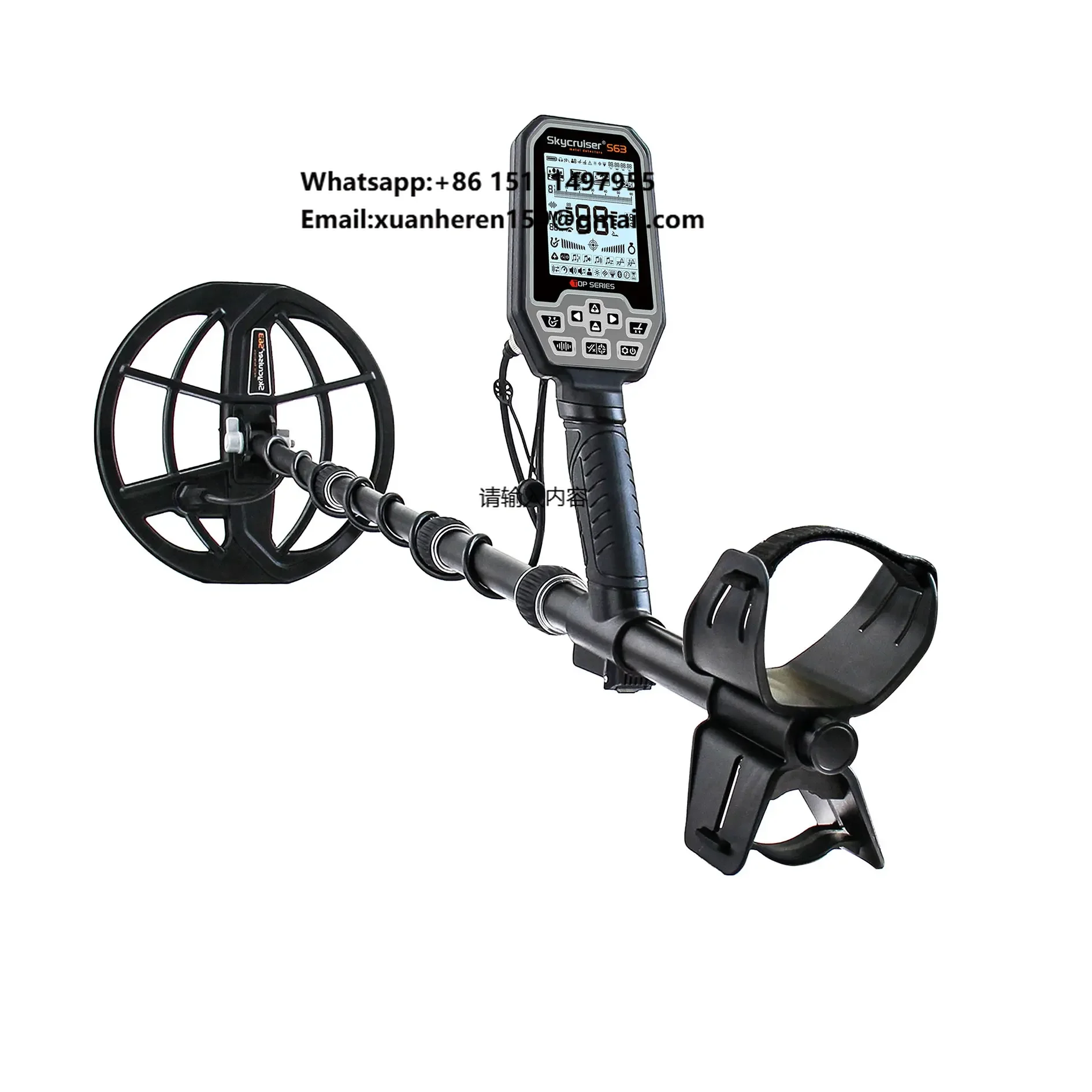 Underwater Metal Detector Waterproof - Nowa wieloczęstotliwościowa wykrywaczka metali S63, w