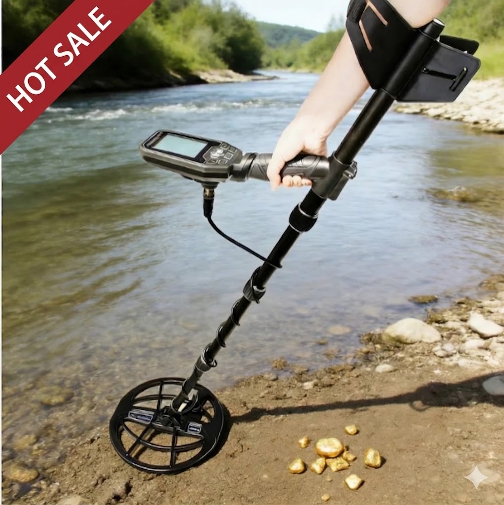 Underwater Metal Detector Waterproof - Profesjonalny podwodny wykrywacz złota Skycruiser, system