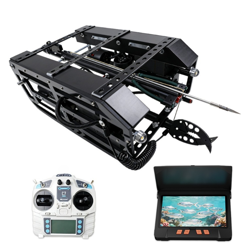 Underwater Drone With Robotic Arm - Podwodny robot do połowu ryb, wykrywanie