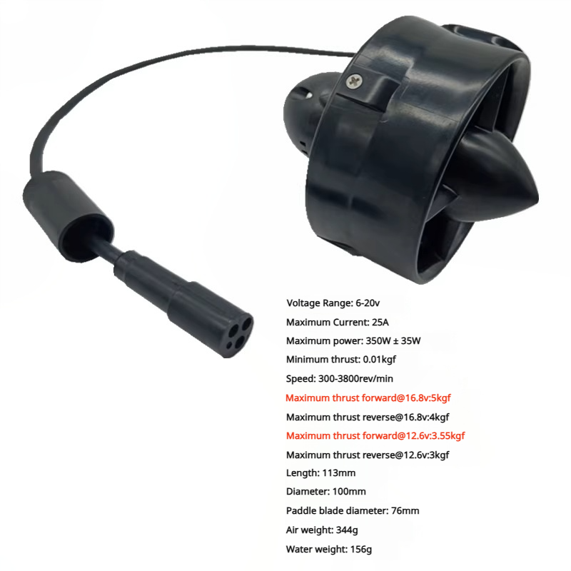 TS200 – podwodny napęd o sile  – Rov Underwater Robot Thruster recenzja i cena