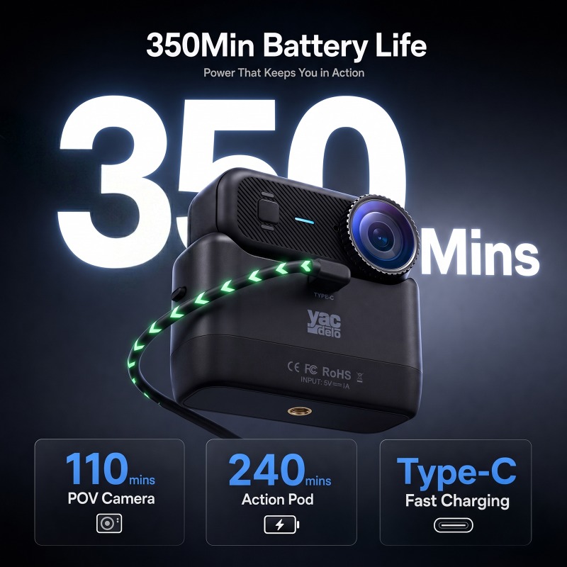 Kamera sportowa APEX Action 4K – Underwater Fishing Camera 4K recenzja i cena