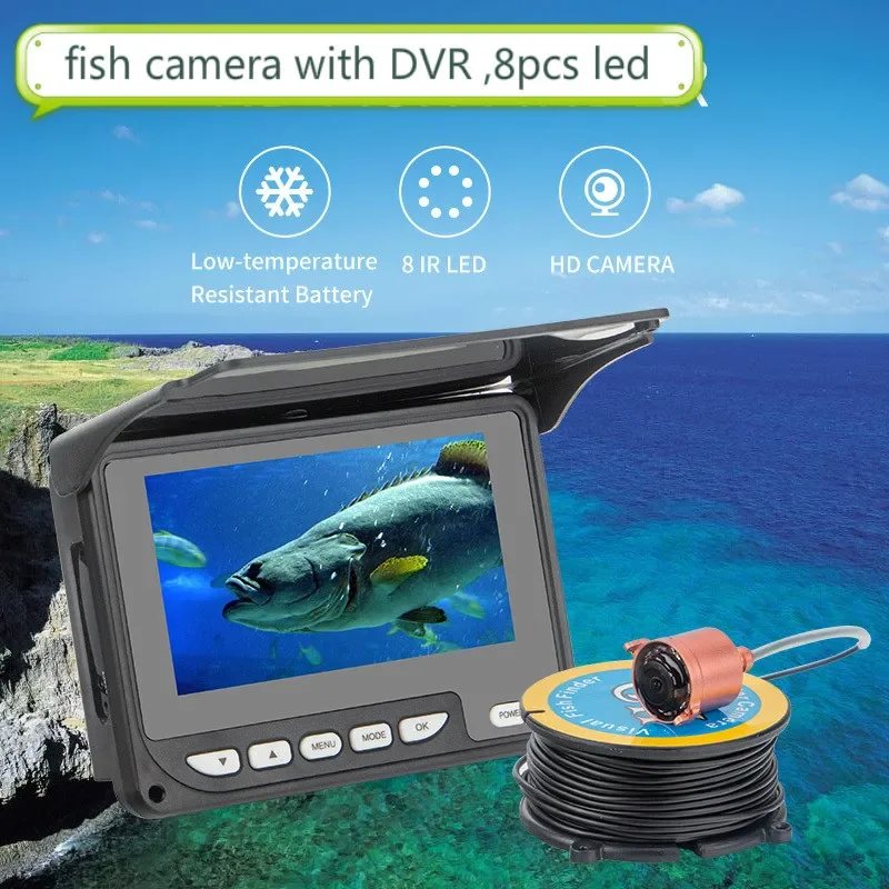 Szerokokątna kamera do wędkowa – Underwater Fishing Camera 4K recenzja i cena