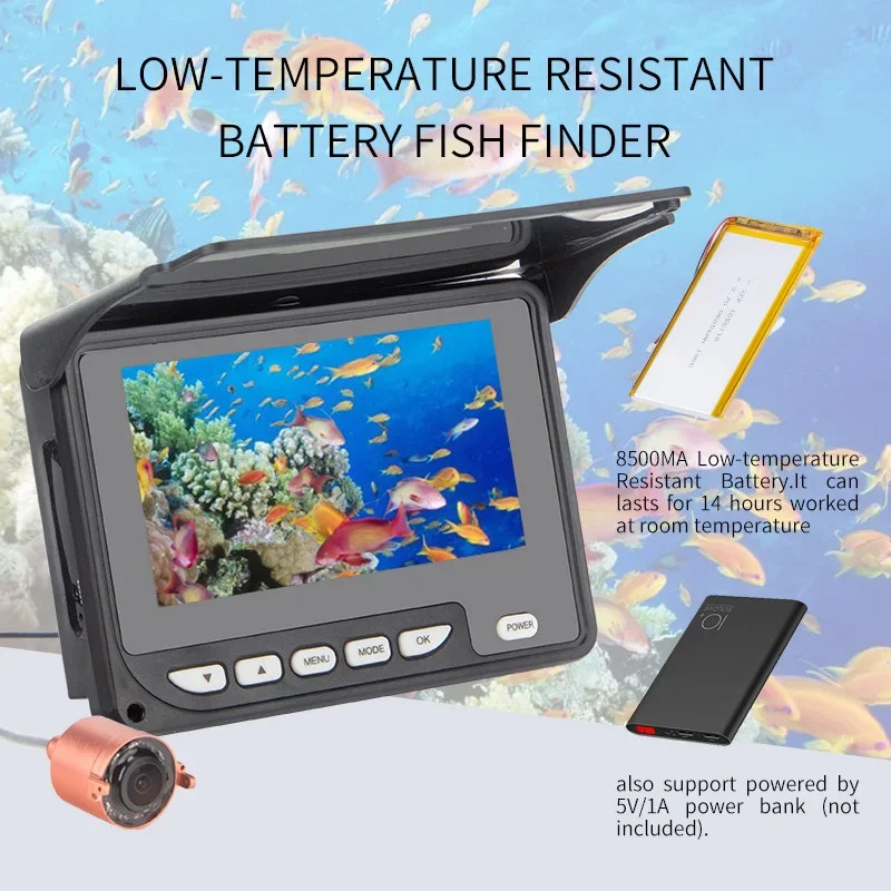 Szerokokątna kamera do wędkowa – Underwater Fishing Camera 4K recenzja i cena