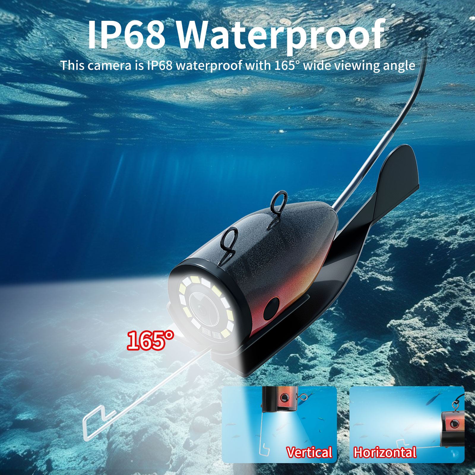 Kamera do wędkowania podwodneg – Underwater Fishing Camera 4K recenzja i cena