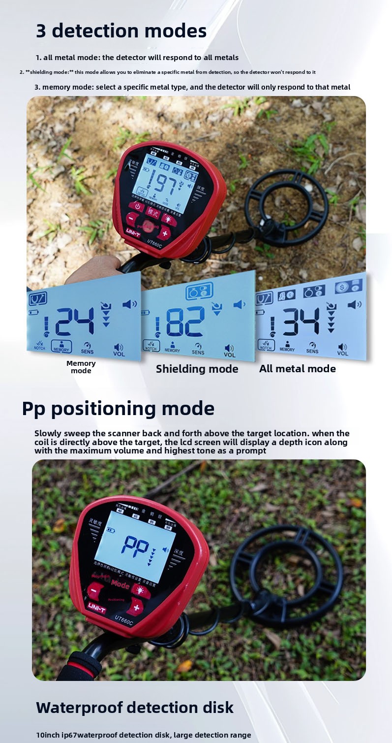 Detektory metali przemysłowe U – Underwater Metal Detector Waterproof recenzja i cena