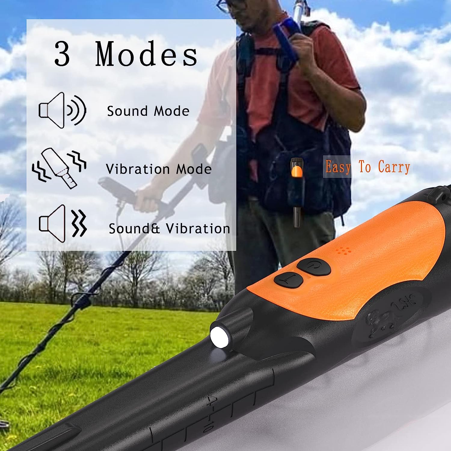 Wykrywacz metalu Pinpointer-w  – Underwater Metal Detector Waterproof recenzja i cena
