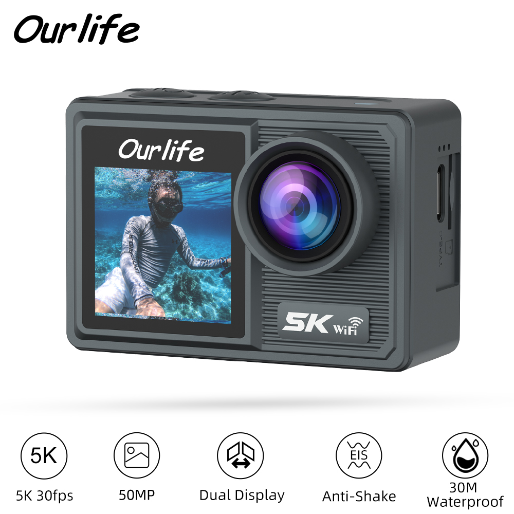 Kamera sportowa Ourlife 5K 4K, – Underwater Fishing Camera 4K recenzja i cena