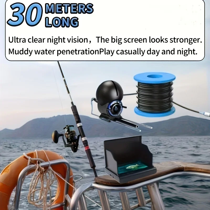Kamera podwodna do wędkowania  – Underwater Fishing Camera 4K recenzja i cena
